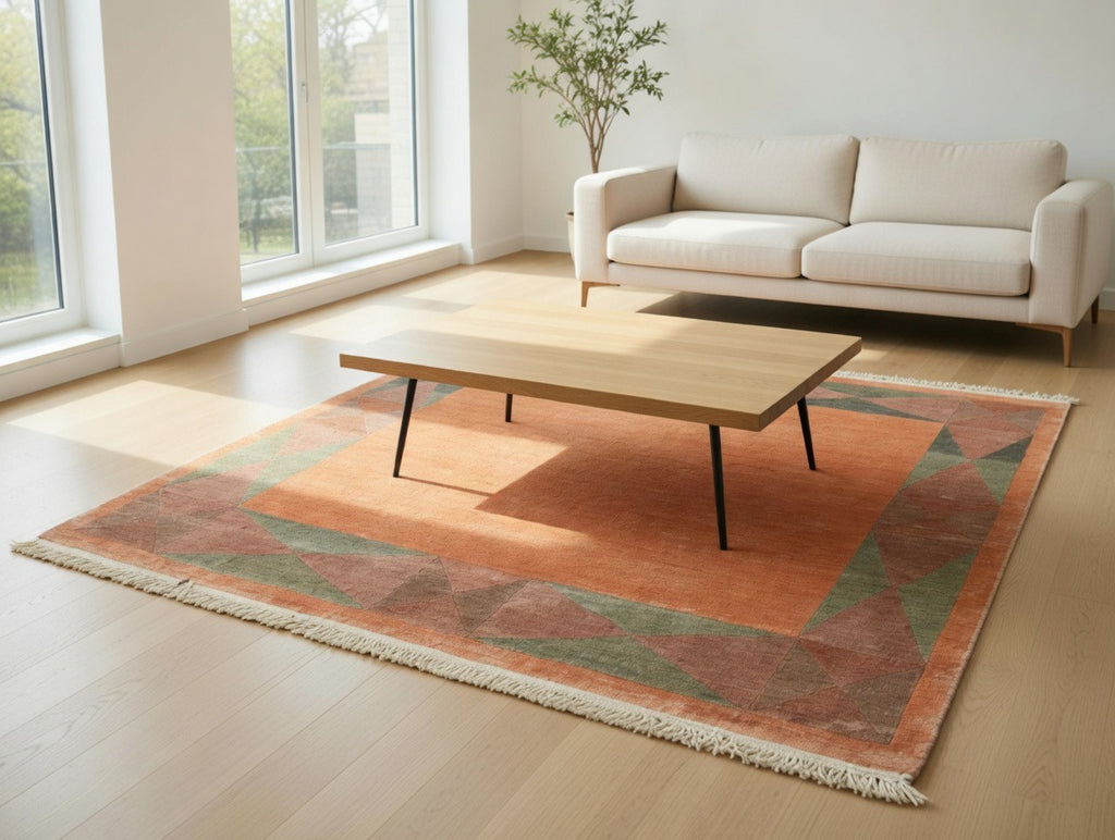 Nepalese rug — 219 × 228 cm