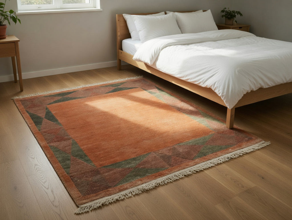 Nepalese rug — 219 × 228 cm