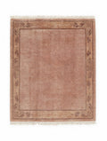 Tapis népalais noué main, 240x150 cm, coloris rosé