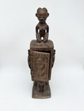Reliquaire anthropomorphe Yaka en bois, art africain